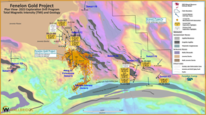 Fenelon Gold Project, Plan View, 2023 Exploration Drill Program