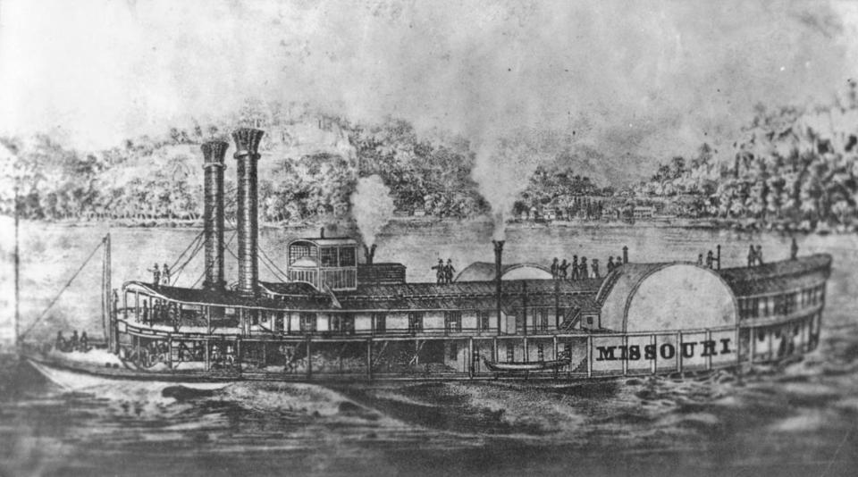 The boilers of the steamboat Missouri exploded near the mouth of the Green River at 2:10 a.m. Jan. 30, 1866, in what was the Tri-State area's worst steamboat disaster. The official death toll was estimated at 65 but some newspaper reports at the time had it well over 100.