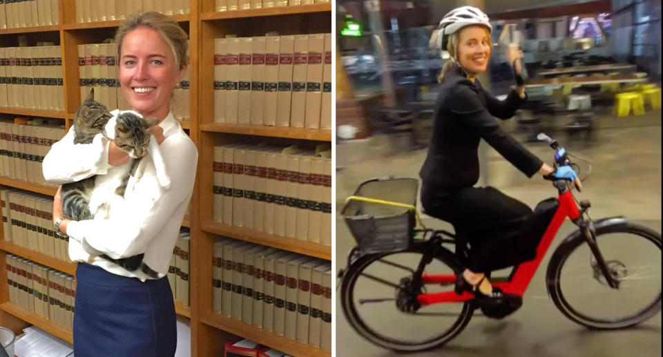 The Sydney barrister uses the bike every day and is determined to get it back. Source: Facebook 