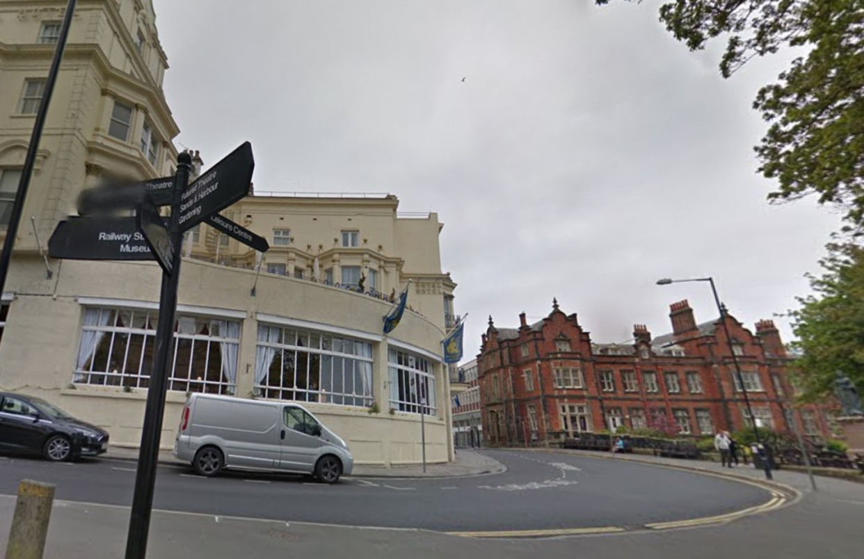 The incident happened outside Scarborough town hall. (Google)