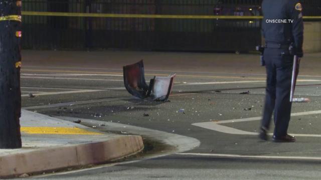 Suspect ditches car in deadly Pomona hit-and-run crash