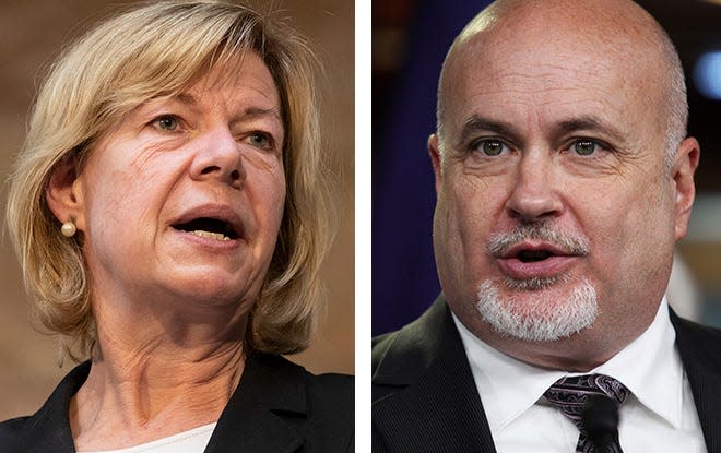 U.S. Sen. Tammy Baldwin and U.S. Rep. Mark Pocan of Wisconsin.