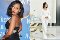 <p><b>When: February 2017 </b><br>Kerry Washington is giving us major hairspiration! At the Writers Guild Awards on Sunday, the actress rocked sexy should length wavy locks and showed off her fabulously slim post-baby bod in a sexy, black Sally La Point Dress. A day later the dark-haired beauty was spotted with a chic pin straight bob while promoting her fav skincare products. Wavy or straight, she looks gorgeous! <i> (Photos: Getty/Instagram/February 2017) </i> </p>