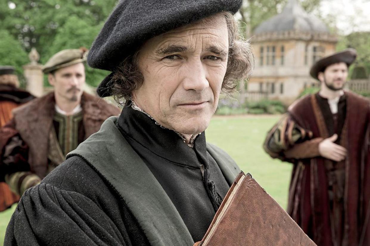 Eminence grise: Dominic Cummings is too flash to be Thomas Cromwell (played by Mark Rylance, pictured, in the BBC adaptation of Hilary Mantel's Wolf Hall) but his advice to the PM has caused bitterness among some ministers: BBC Pictures