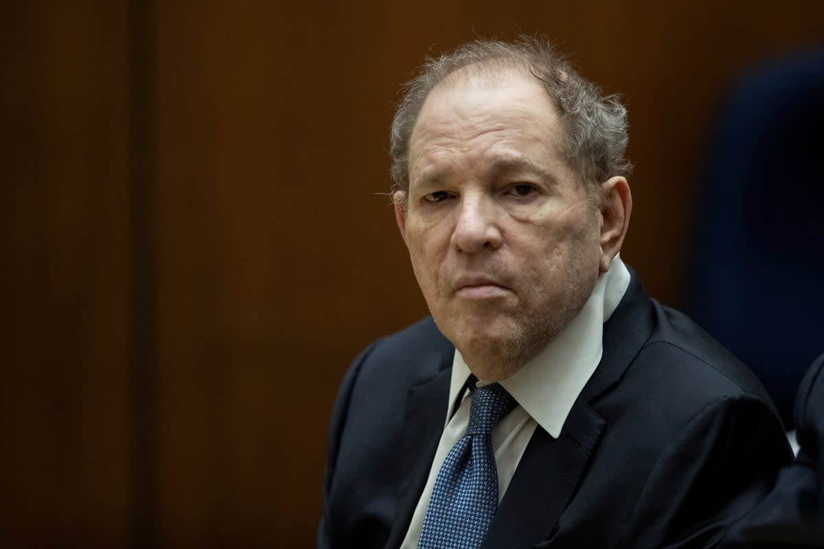 Former film producer Harvey Weinstein appears in court at the Clara Shortridge Foltz Criminal Justice Center in Los Angeles, California, USA, 04 October 2022 (REUTERS)