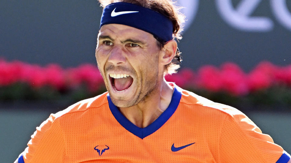 Rafael Nadal says he is unsure how much of an impact a mysterious upper body complaint will have on the rest of his season. (Photo by John Cordes/Icon Sportswire via Getty Images)