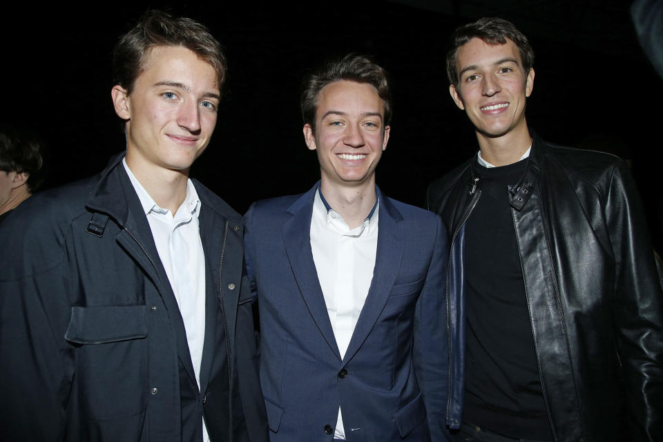 Jean Arnault, Frédéric Arnault and Alexandre Arnault.