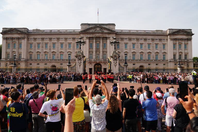 El Palacio de Buckingham, en Londres. (Victoria Jones/PA Wire/dpa)