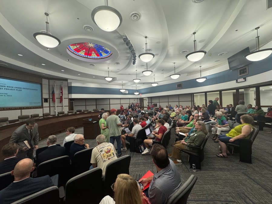 City of Norman public hearing for entertainment district