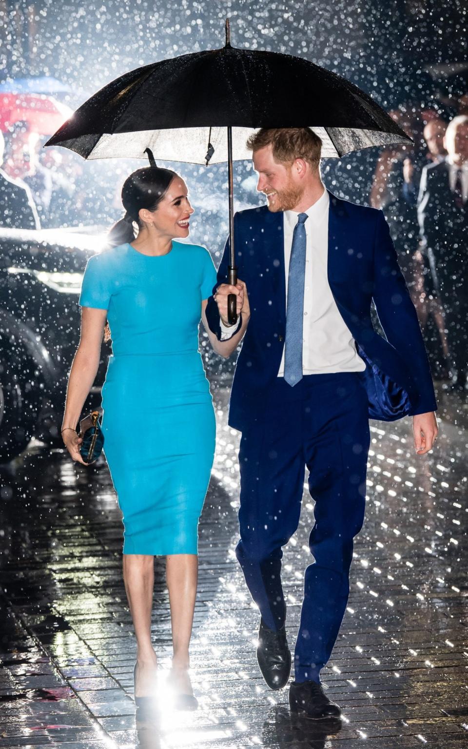 Meghan and Harry at the Endeavour Awards in March - Wireimage