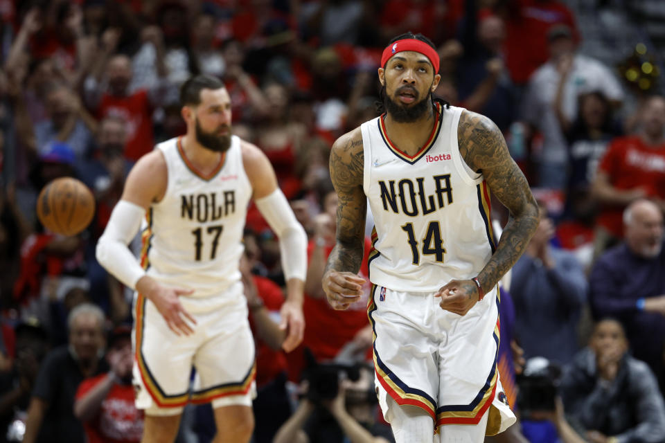 紐澳良鵜鶘一哥Brandon Ingram。（Photo by Chris Graythen/Getty Images）