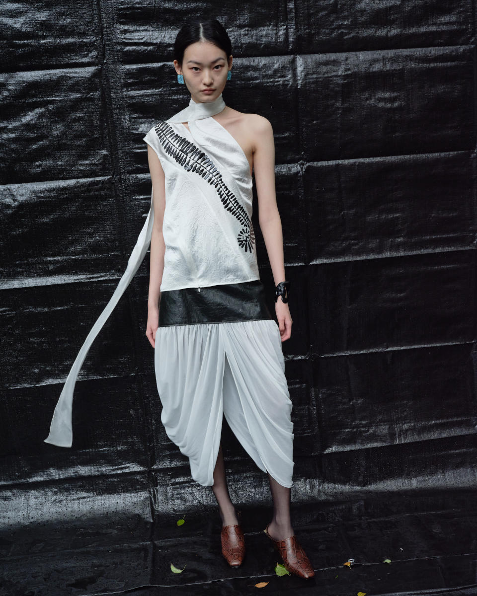 A look from Jacques Wei’s spring 2024 collection.