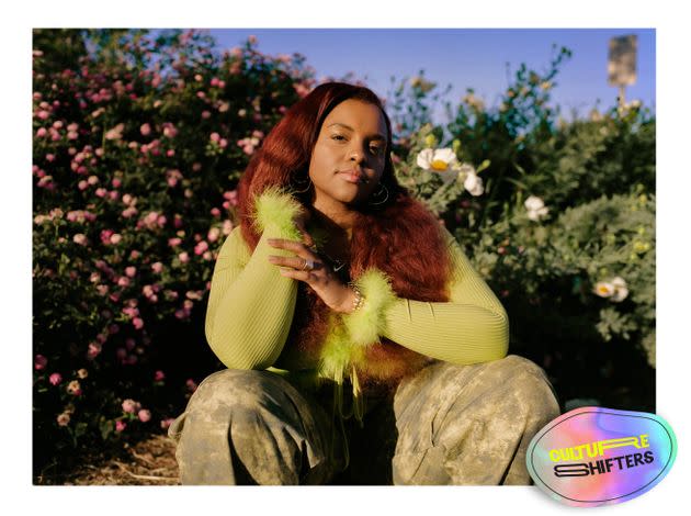 Latashá Alcindor is a Los Angeles-based rapper who is creating freedom in her music career through cryptocurrency and non-fungible tokens. (Photo: Tracy Nguyen for HuffPost)