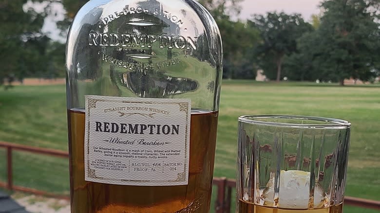 Redemption Wheated Bourbon bottle