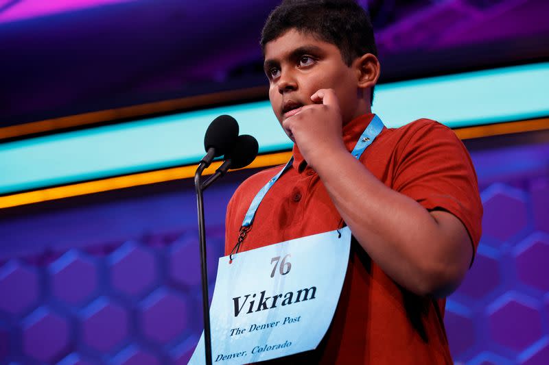 Finals of the annual Scripps National Spelling Bee held at National Harbor in Oxon Hill, Maryland
