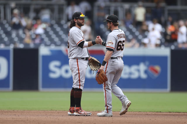 San Francisco Giants Brandon Crawford 2016 Game-Used Postseason Home jersey  (size 48, authenticated NLDS Game #3 and NLDS Game #4 vs Cubs)