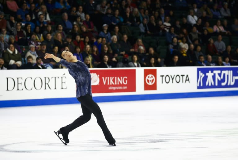 Nathan Chen of the USA executed a scaled back free skate program beautifully to score 189.99 points and victory at Skate America