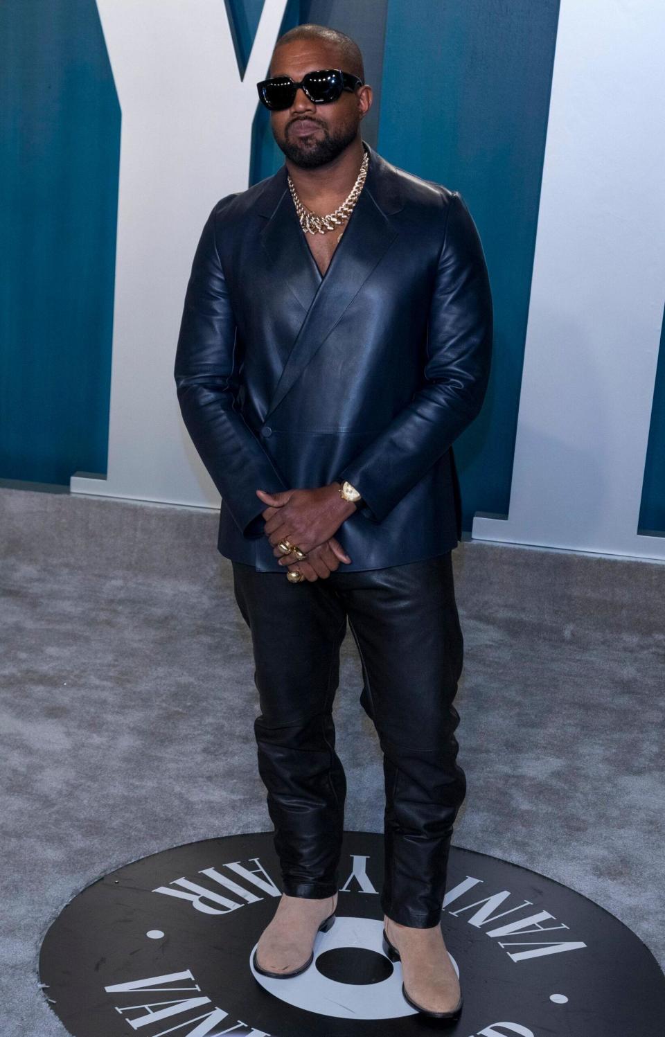 Kanye West at the Vanity Fair Oscar Party, Arrivals, Los Angeles, USA - 09 Feb 2020