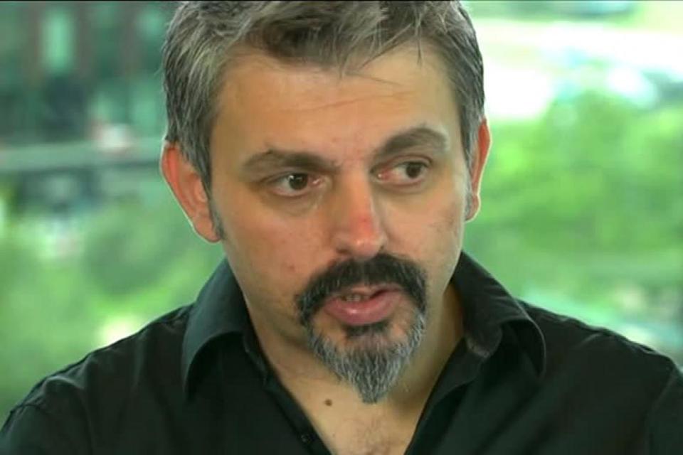 Devastated father: Andrew Roussos (BBC)