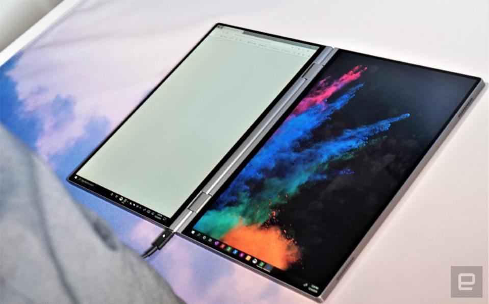 Dell "Concept Duet" dual-screen laptop hands-on at CES 2020