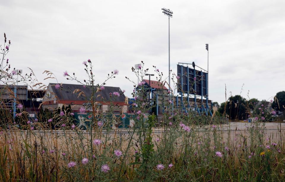 McCoy Stadium in Pawtucket, where the Pawtucket Red Sox played. Pawtucket officials have focused on the development of a soccer stadium on the west bank of the Seekonk River, a project that emerged from the ashes of the failed plan to build a new PawSox ballpark.