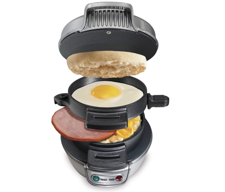 Hamilton Beach Breakfast Sandwich Maker. Image via Amazon.