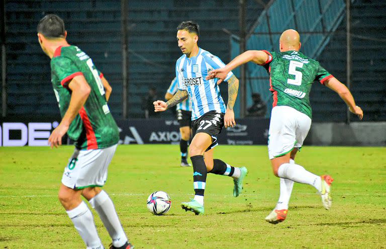 El partido en el que Racing enfrentó a Agropecuario 
