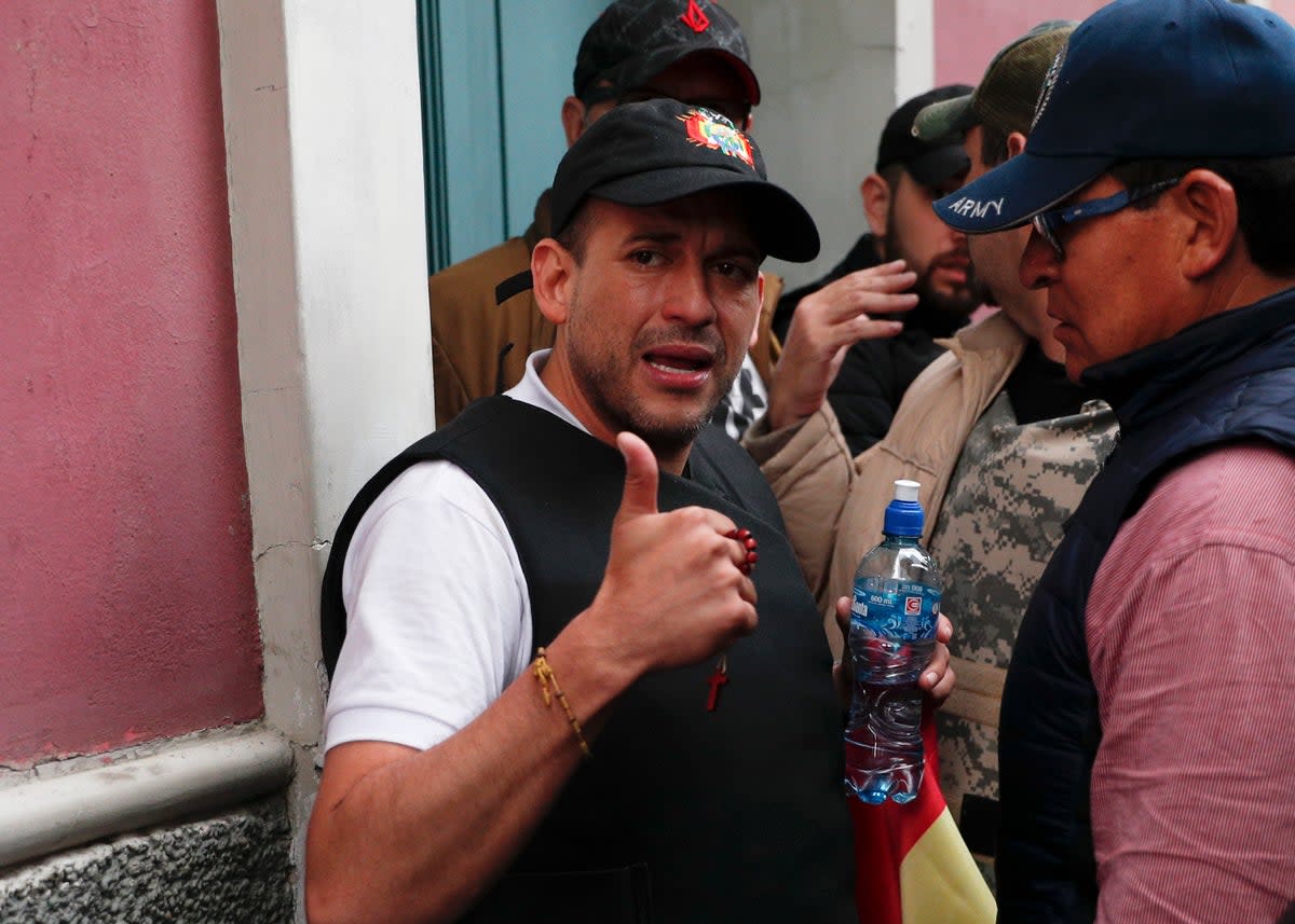 BOLIVIA-LÍDER OPOSITOR (AP)