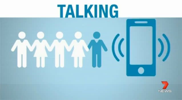 One in five people talks on the phone as they cross the street. Source: 7 News