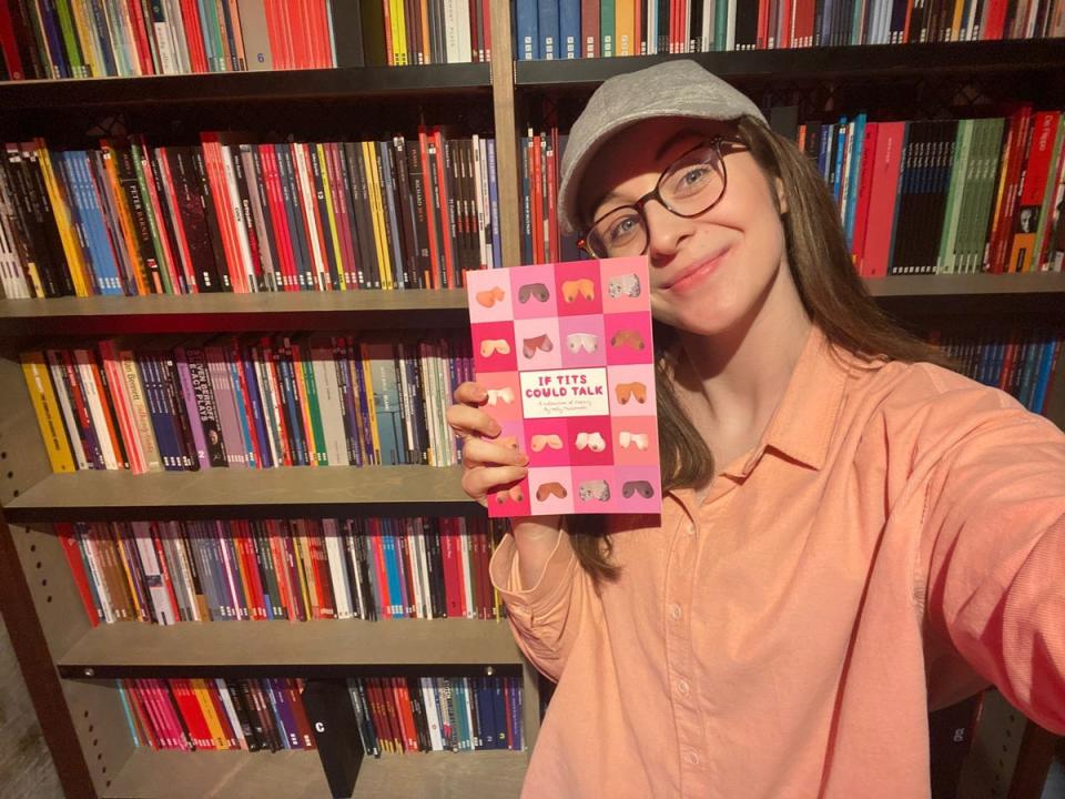 Ms McComish produced a poetry collection, If Tits Could Talk, which was inspired by what had happened to her (Holly McComish)