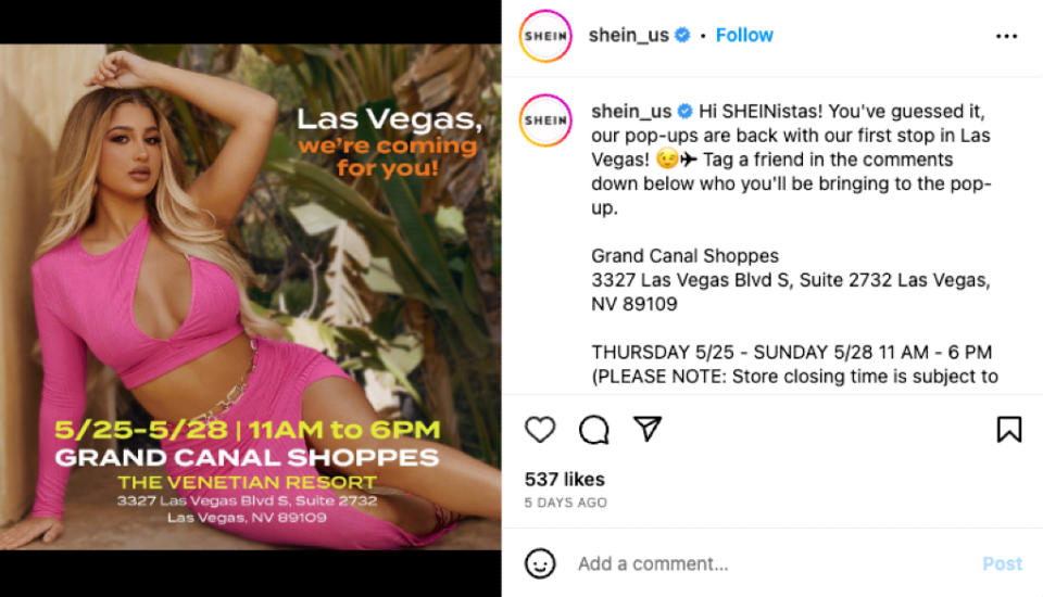 Shein, TikTok's buzziest brand, plans to open 30 pop-up shops in 2023 in key cities around the world.