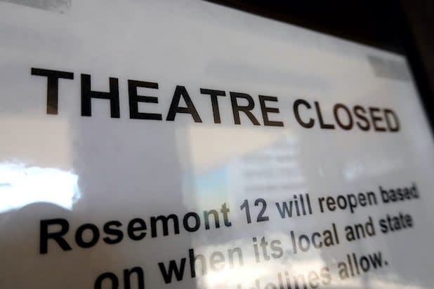 Theaters closed