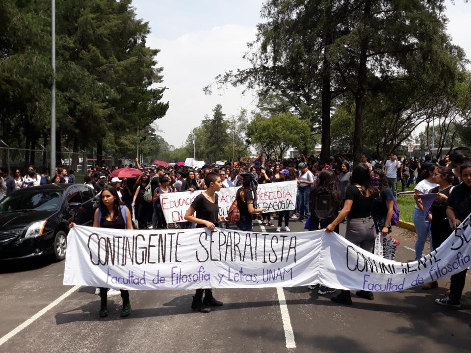 FOTOS | La marcha contra la violencia en la UNAM