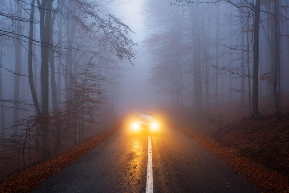 Many drivers are unaware a fine can be handed down for the incorrect use of fog lights as they can “dazzle” others. Photo: Getty