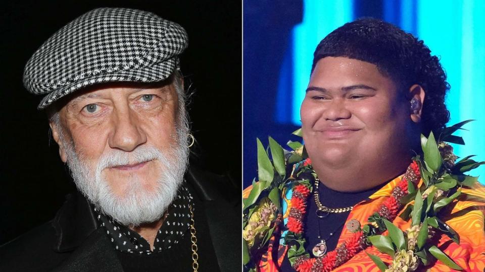 PHOTO: Mick Fleetwood and Iam Tongi (Getty Images)