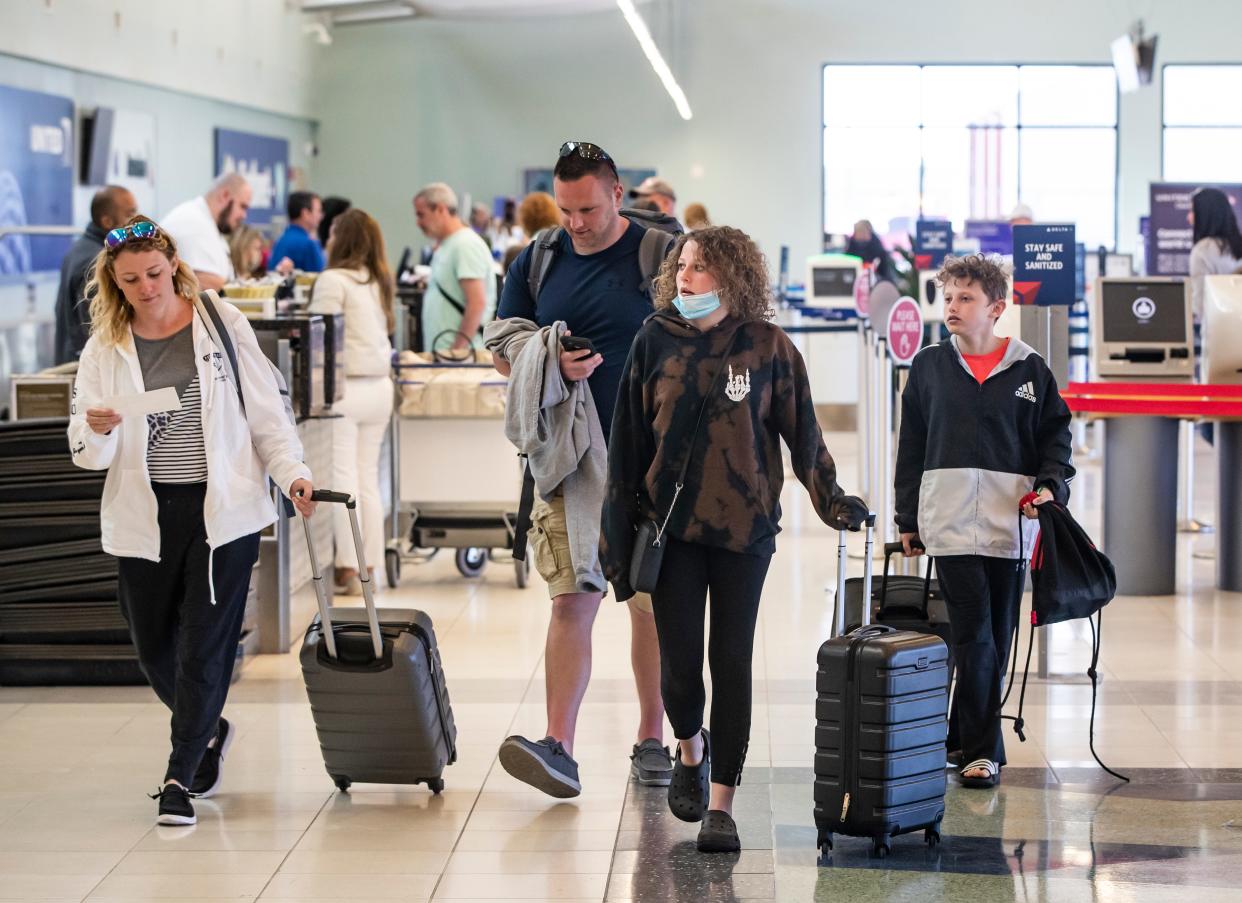 Northwest Florida Beaches International Airport has serviced about 11,700 more passengers during the first six months of this year than it did during 2021's record-breaking year, and about 129,000 more passengers than it did during the same time in 2019.