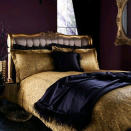 <b>Kareen bed linen in gold</b><br><br> Work the season’s trend for baroque decadence with a duvet cover in gorgeous gold damask. For a dramatic style statement, set against deep purple or midnight blue walls and choose high-shine mirrored furniture with a shimmering chandelier and glass lamps. <br><br> <a href="http://www.houseoffraser.co.uk/Biba+Kareen+bed+linen+in+gold/KareenGold,default,pd.html" rel="nofollow noopener" target="_blank" data-ylk="slk:Double duvet cover, £64, House of Fraser;elm:context_link;itc:0;sec:content-canvas" class="link "> Double duvet cover, £64, House of Fraser </a>