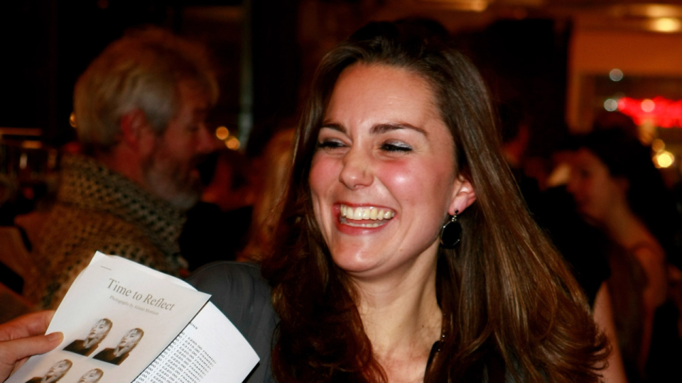 November 28, 2007: Kate Middleton at a book launch party