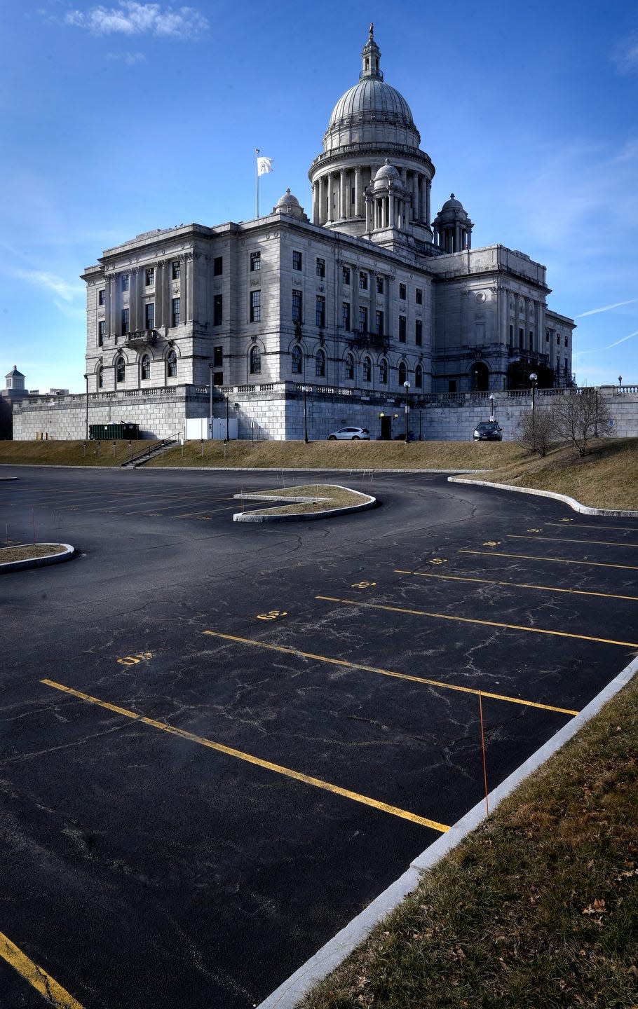 The Rhode Island State House in Providence.