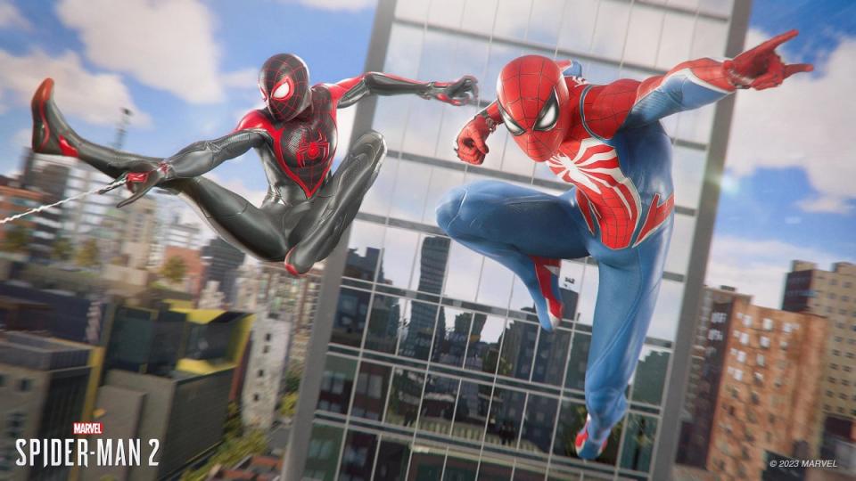 Marvel's Spider-Man 2 is a gorgeous game no matter how fast you're swinging through it. <p>Marvel</p>