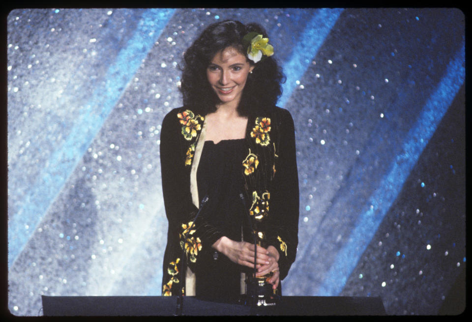 THE 53RD ANNUAL ACADEMY AWARDS - Broadcast Coverage - Airdate: March 31, 1981. (Photo by ABC Photo Archives/Disney General Entertainment Content via Getty Images)
MARY STEENBURGEN WITH BEST SUPPORTING ACTRESS OSCAR FOR 'MELVIN AND HOWARD'