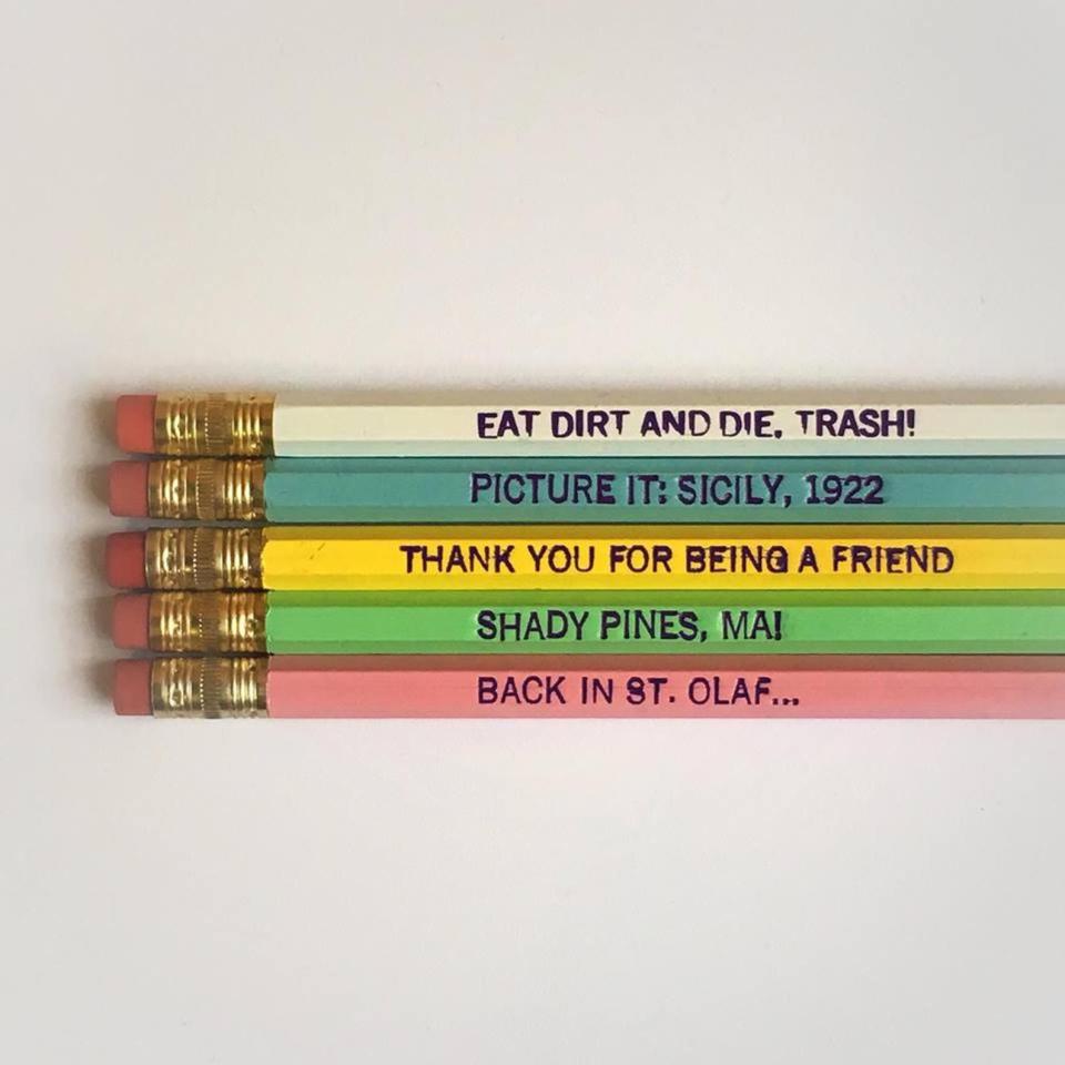 Golden Girls Pencils