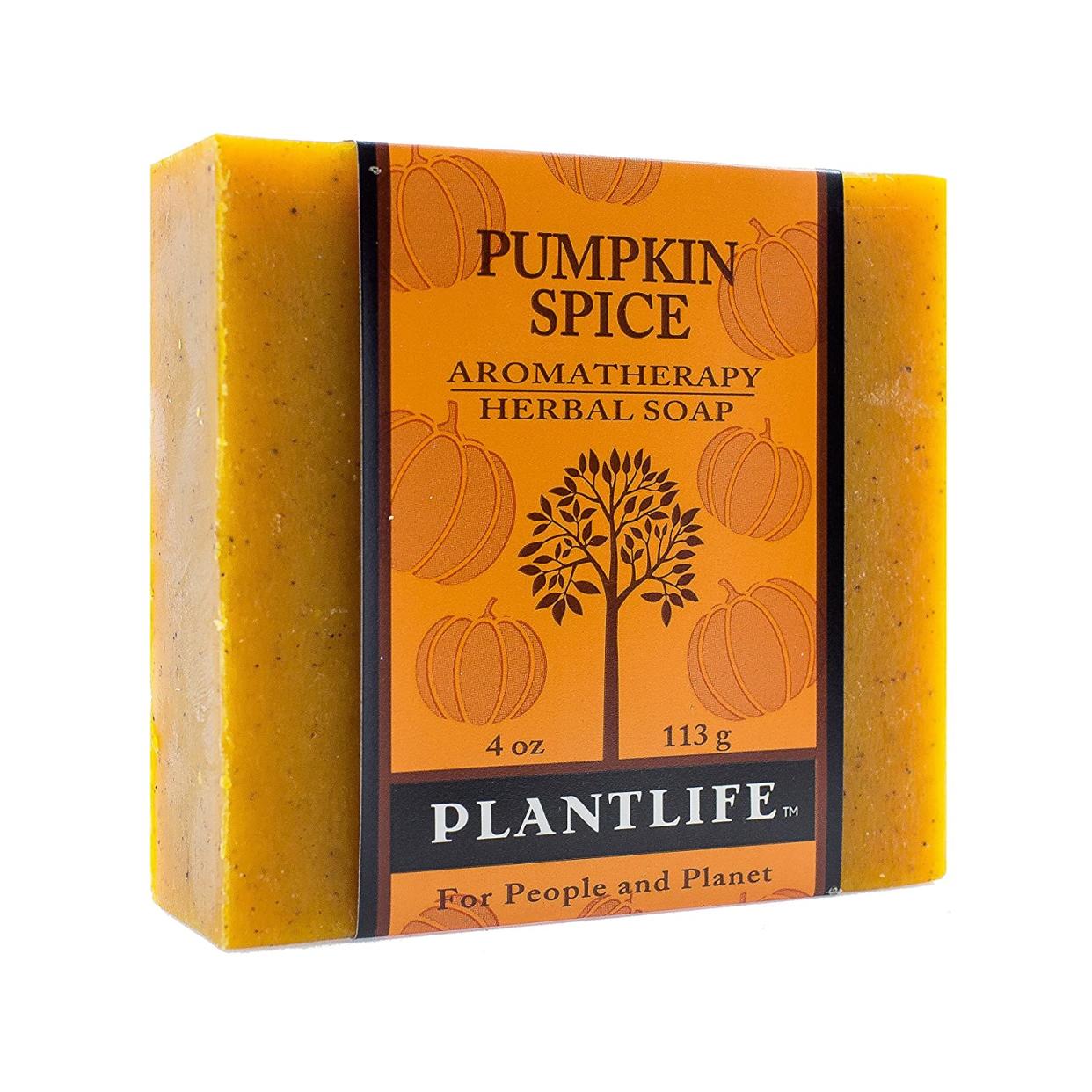 Plantlife Pumpkin Spice Pure & Natural Aromatherapy Herbal Soap