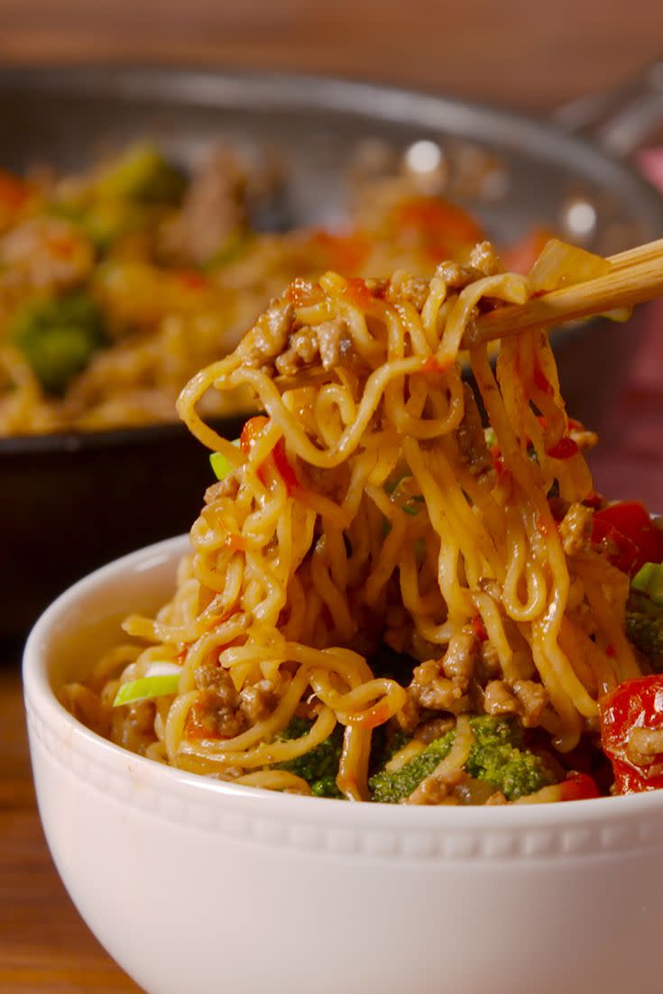 Beef Ramen Stir Fry