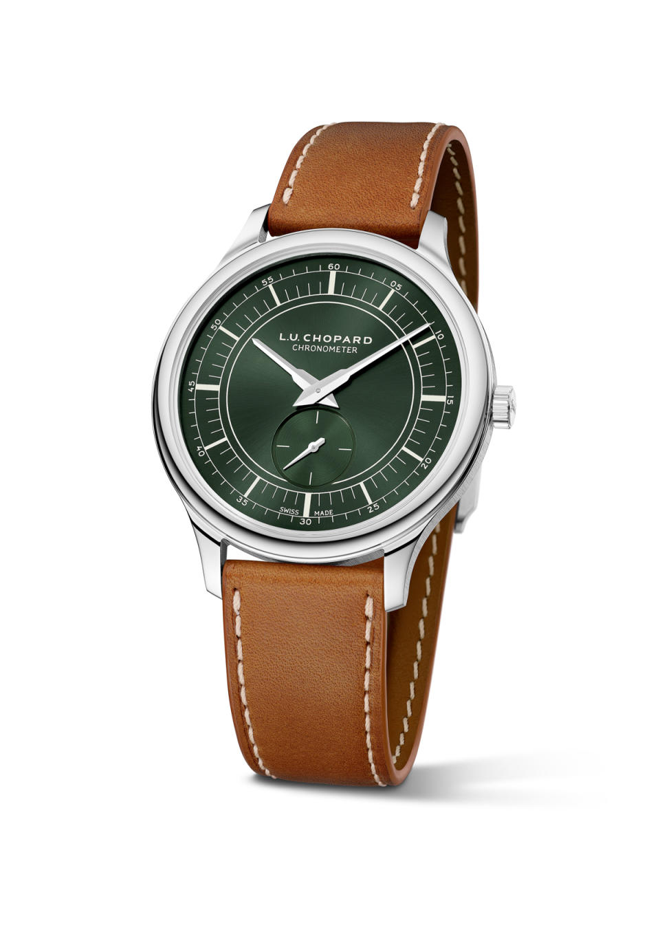 Chopard L.U.C. in green, new for 2024 and released at Watches & Wonders.