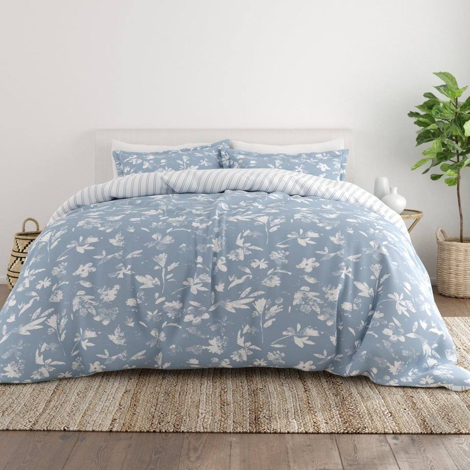 <p><a href="https://go.redirectingat.com?id=74968X1596630&url=https%3A%2F%2Fwww.walmart.com%2Fip%2FBlue-3-Piece-Reversible-Duvet-Cover-Set-Country-Home-Print-Full-Queen-by-Noble-Linens%2F922665943&sref=https%3A%2F%2Fwww.oprahdaily.com%2Flife%2Fg44007076%2Fbest-memorial-day-bedding-sales-2023%2F" rel="nofollow noopener" target="_blank" data-ylk="slk:Shop Now;elm:context_link;itc:0;sec:content-canvas" class="link ">Shop Now</a></p><p>3-Piece Reversible Duvet Cover Set </p><p>$24.99</p><p>walmart.com</p><span class="copyright">Walmart</span>