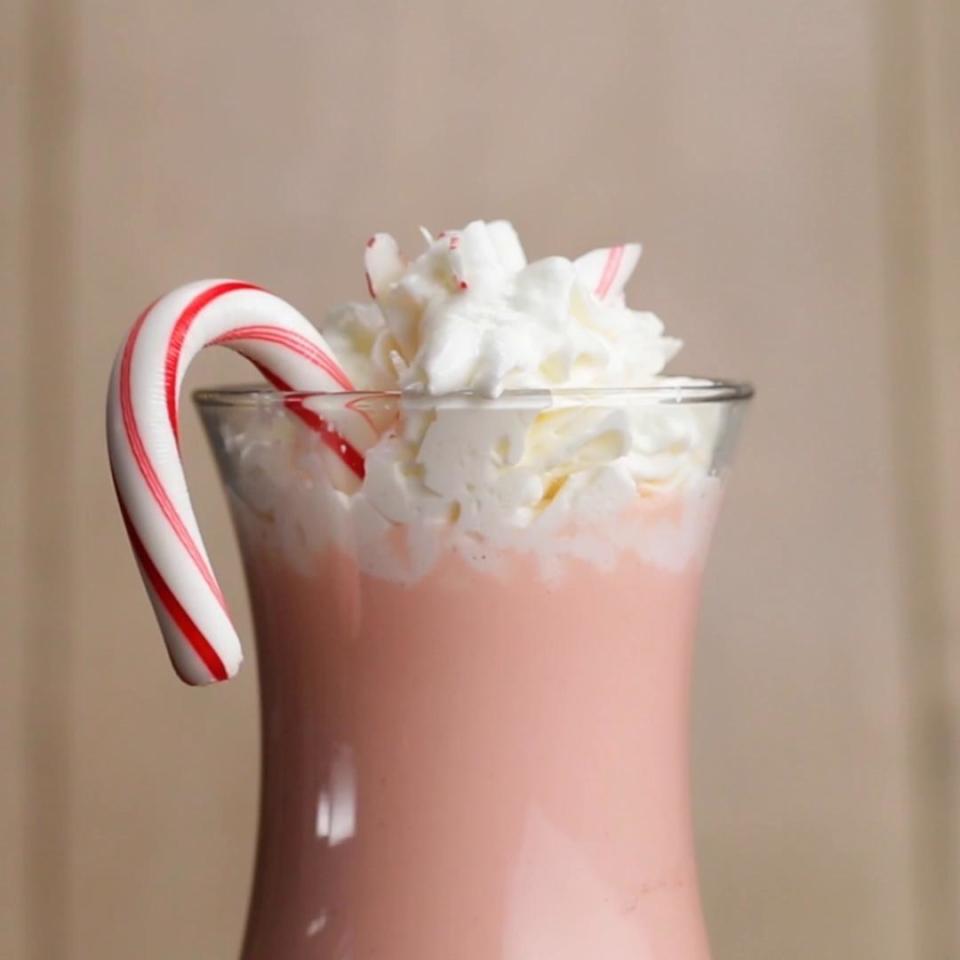 Peppermint Slow Cooker Eggnog