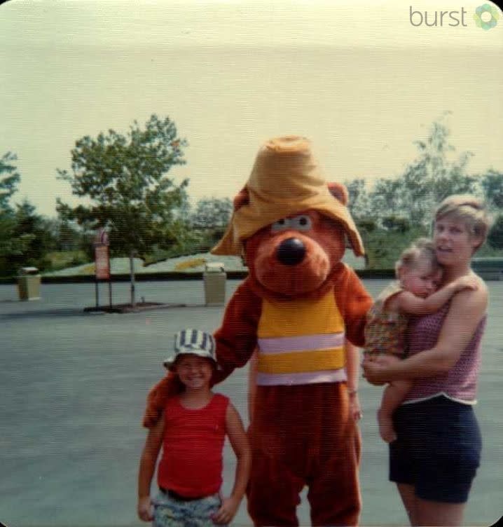 Todd Hollst, host of the Evening Edge on WHIO radio, visiting Kings Island with his family during the park’s early years.