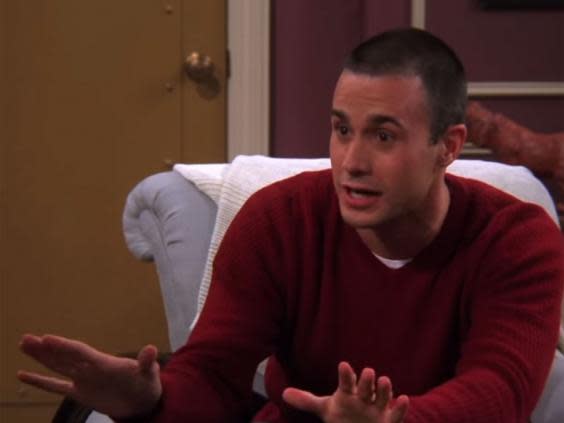 Freddie Prinze Jr played Rachel and Ross' fit male nanny Sandy, much to Ross' initial disapproval.