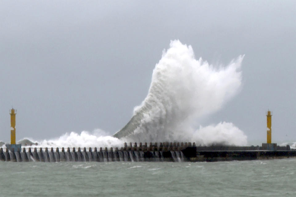 Taiwan sees flooding and landslides from Typhoon Gaemi, which caused 22